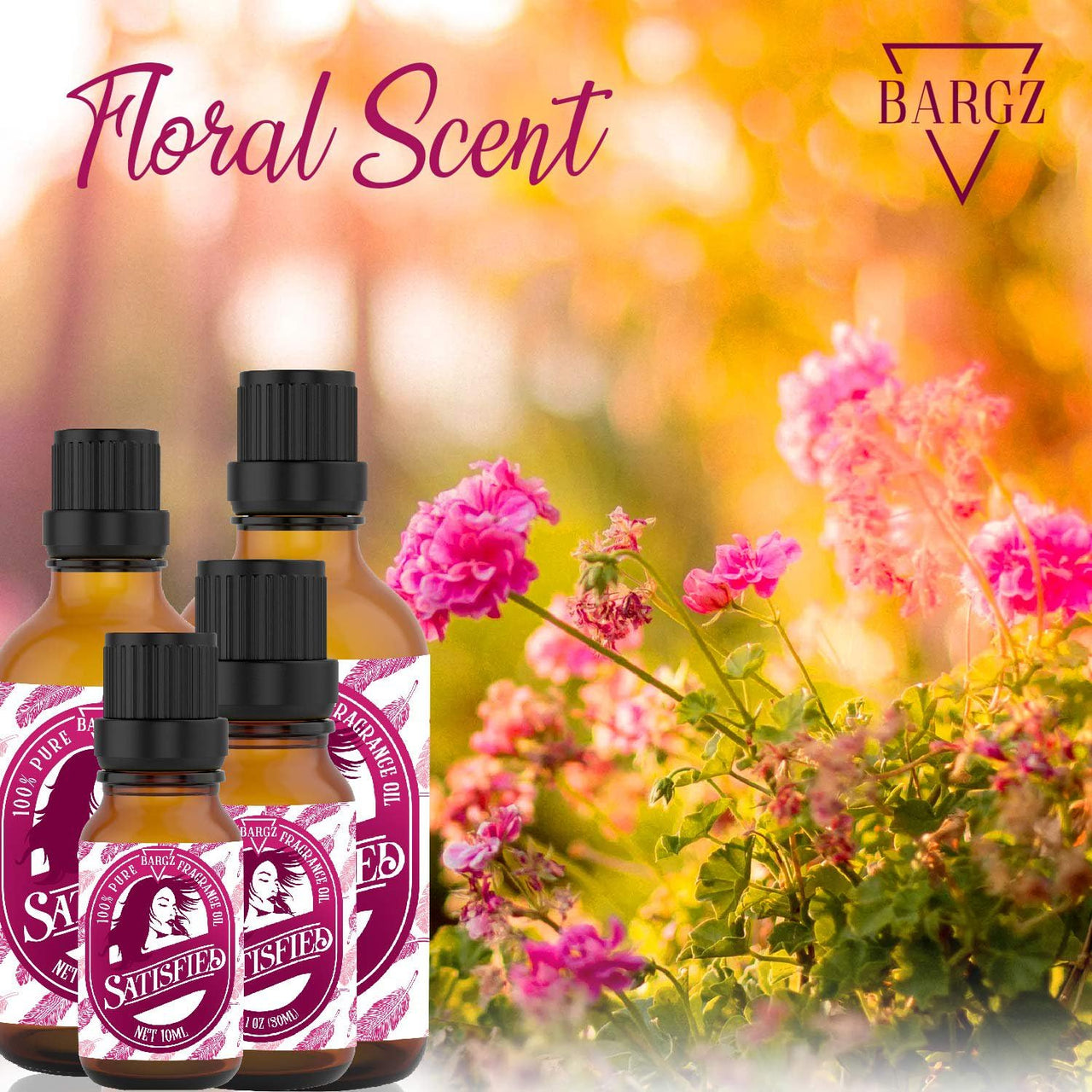 Bargz Satisfied Fragrance Oil for Women - 10ml (0.33oz) (Floral)