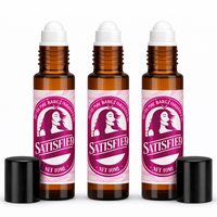 Bargz Satisfied Fragrance Oil for Women - 10ml (0.33oz) (Floral) Roller Bottle