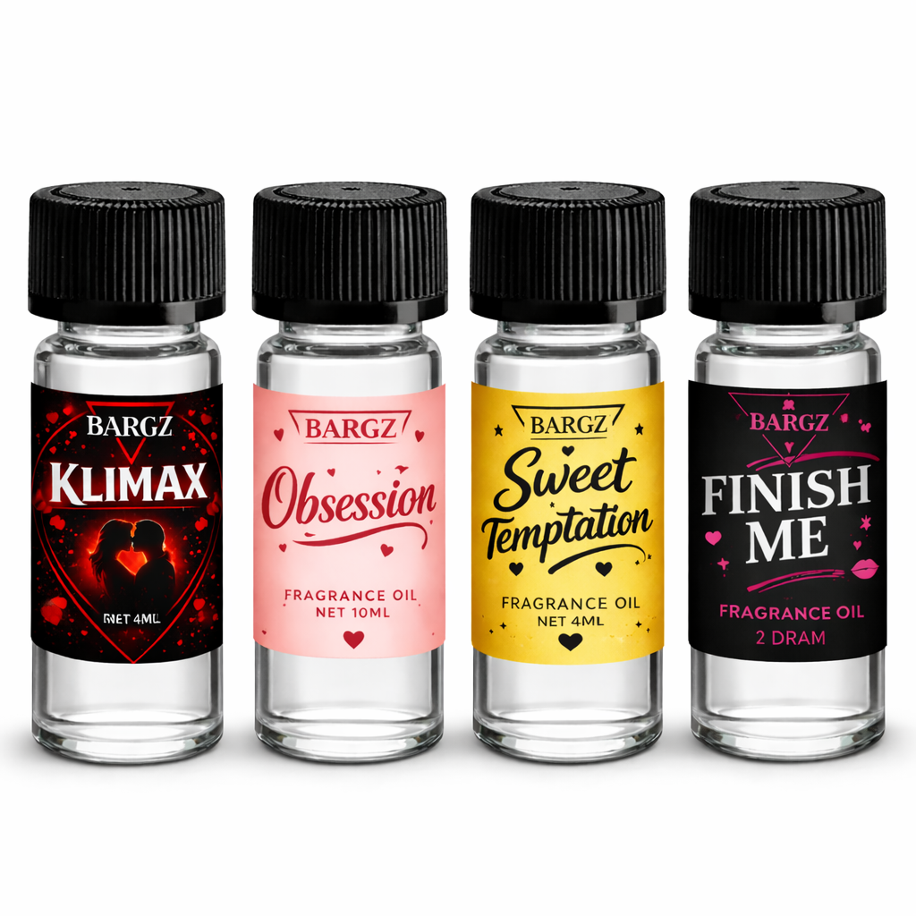 Attraction Set – 4 Seductive Fragrance Oils "Sweet, Romantic, Intense & Bold"