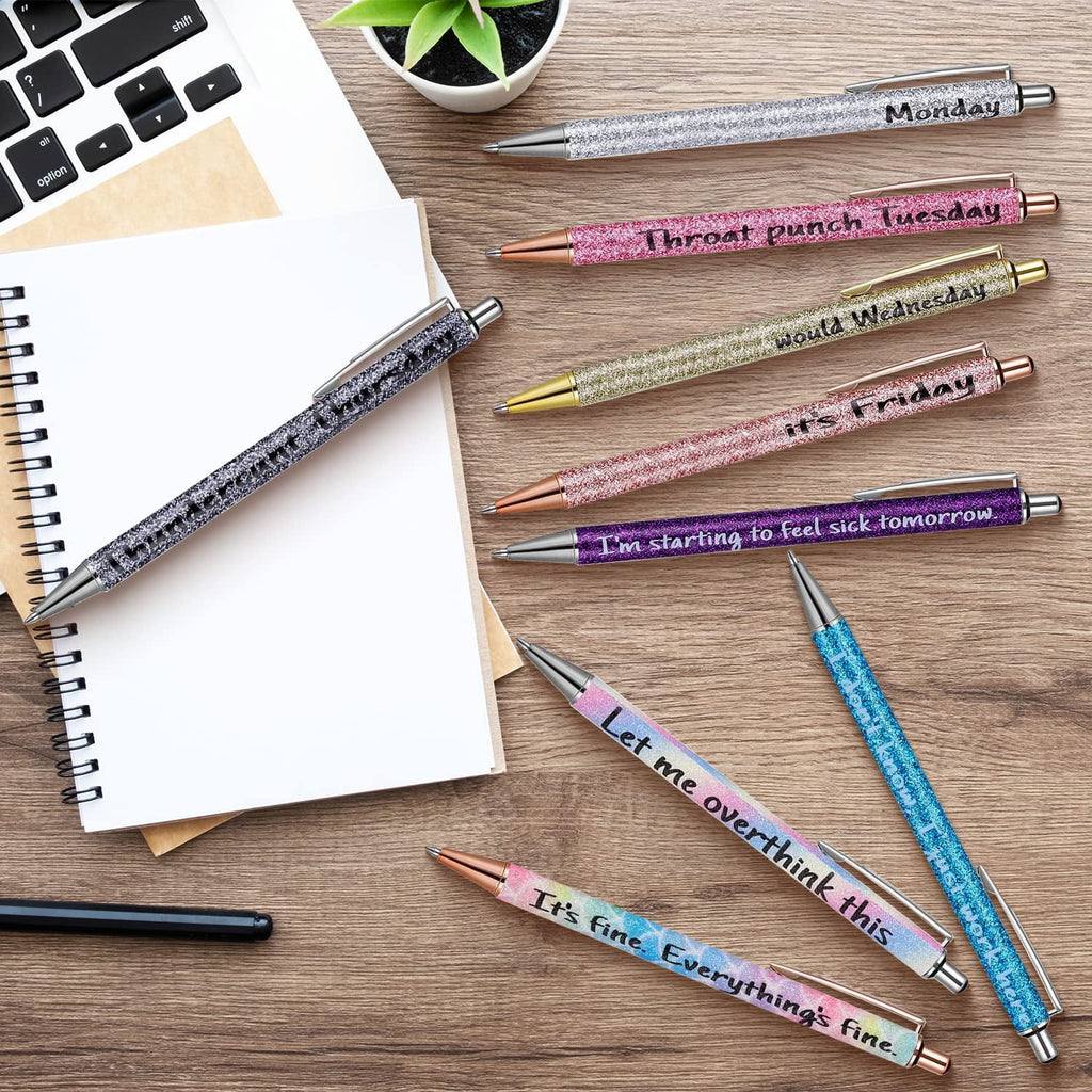 Nylea Funny Gel Pens Set - Fun Pens Perfect for Office Gifts, Adult Co –  BargzNY