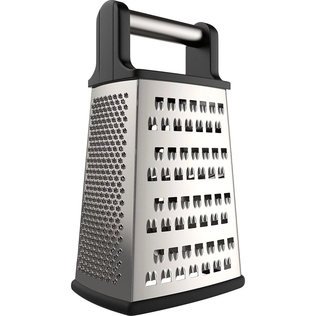 Icooker Stainless Steel Cheese Grater Box 4 in 1 Slicing Grating Vegetable