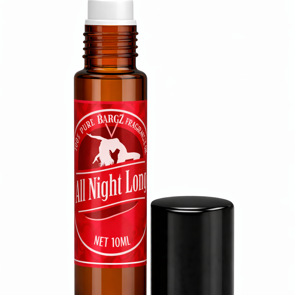 All Night Long Perfume Oil, Sweet And Evocative Fragrance 10ml (0.33oz) Roll on Bottle