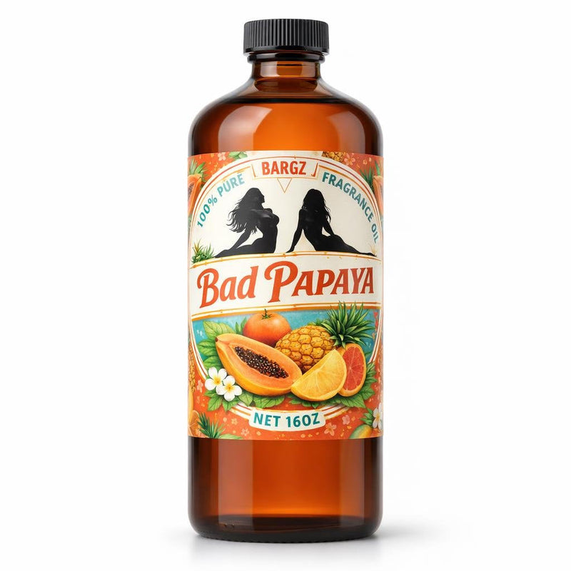 Bargz Bad Papaya Fragrance Oil - 16oz Full Size Bottle