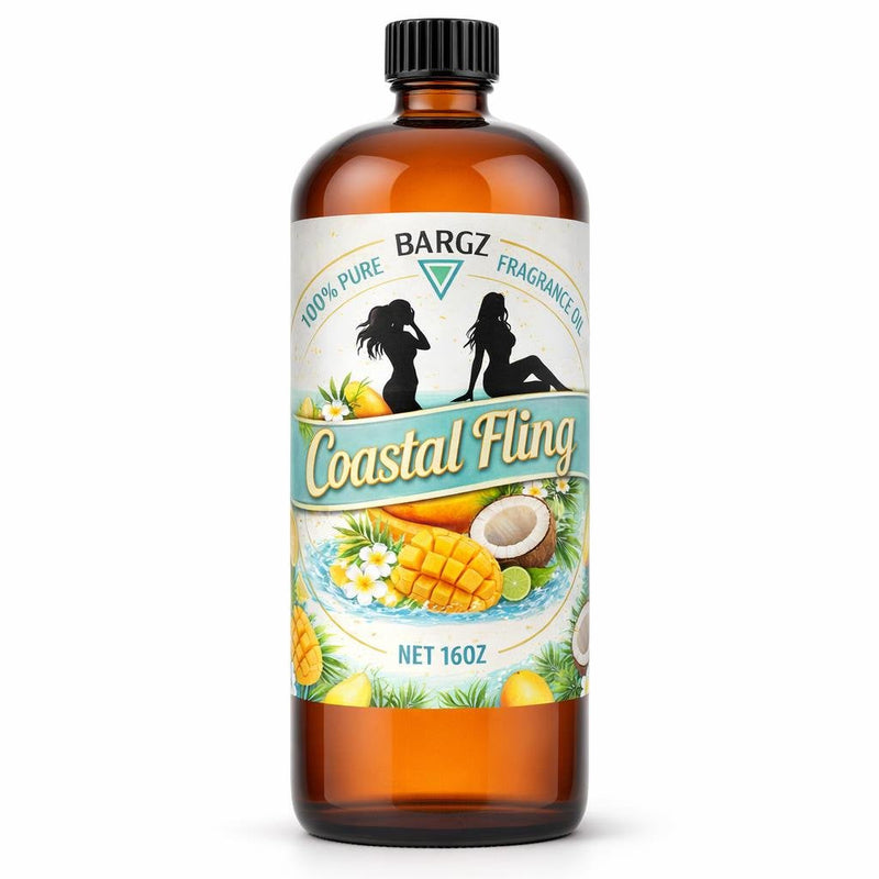 Bargz Coastal Fling Fragrance Oil - 16oz Full Size Bottle