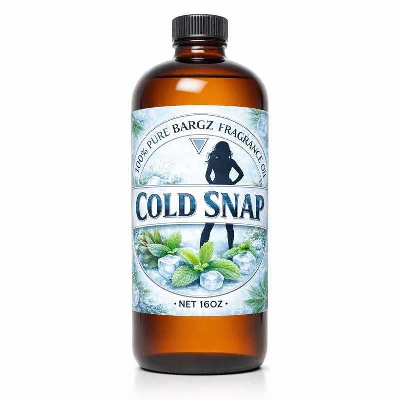 Bargz Cold Snap Fragrance Oil - 16oz Full Size Bottle