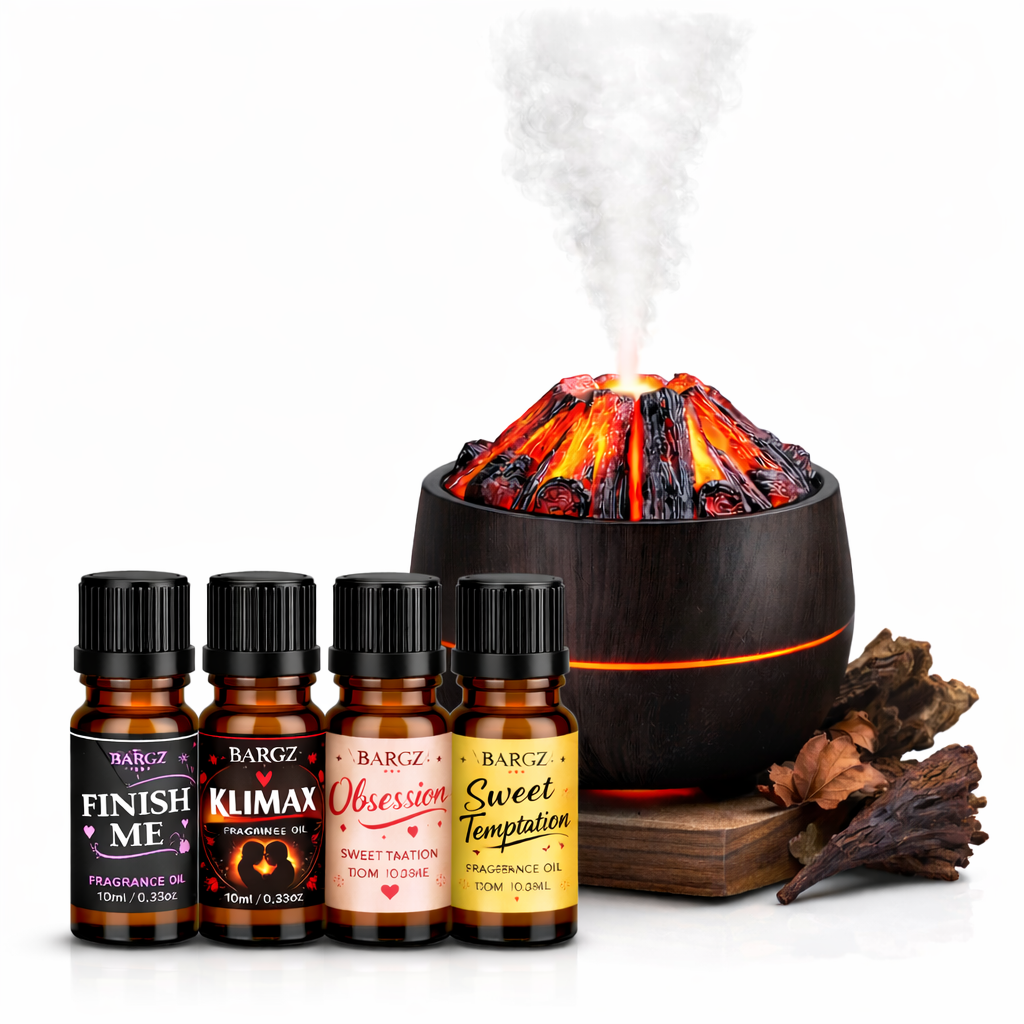 Attraction Experience Bundle – 4 Fragrance Oils + Flame Diffuser