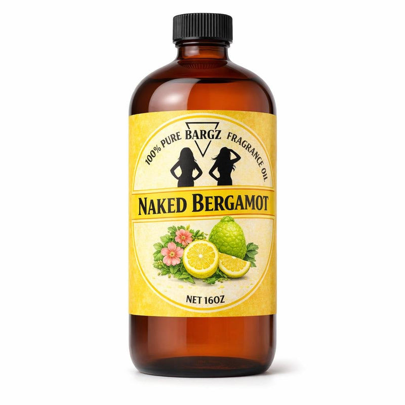 Bargz Naked Bergamot Fragrance Oil - 16oz Full Size Bottle
