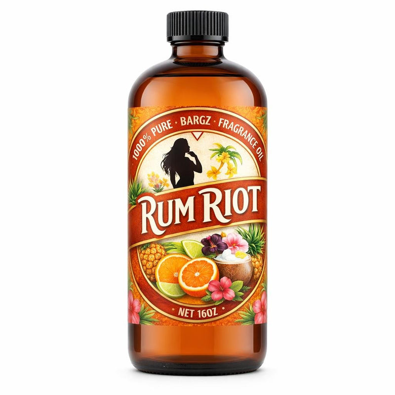 Bargz Rum Riot Fragrance Oil - 16oz Full Size Bottle