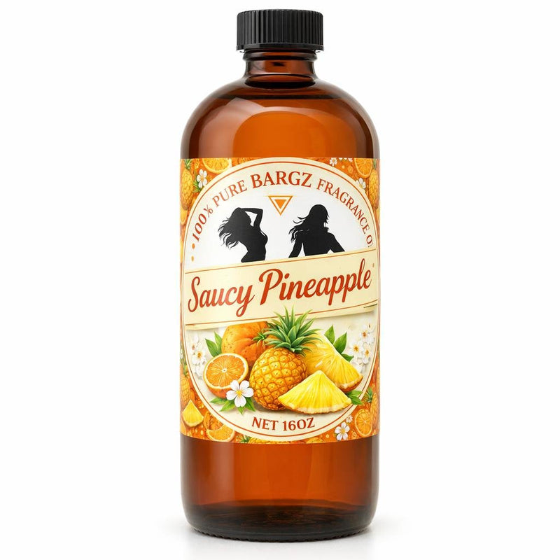 Bargz Saucy Pineapple Fragrance Oil - 16oz Full Size Bottle