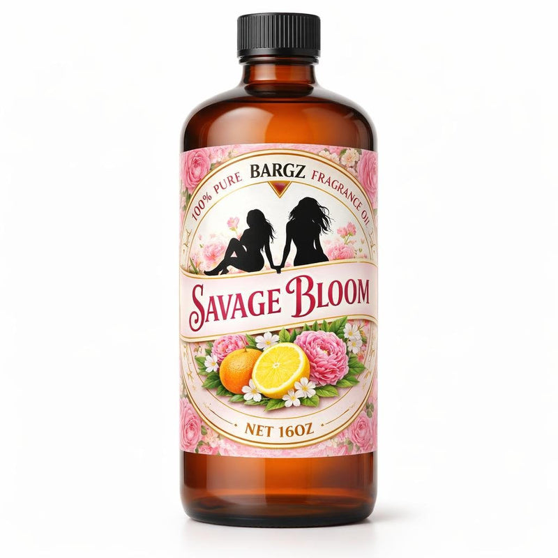 Bargz Savage Bloom Fragrance Oil - 16oz Full Size Bottle
