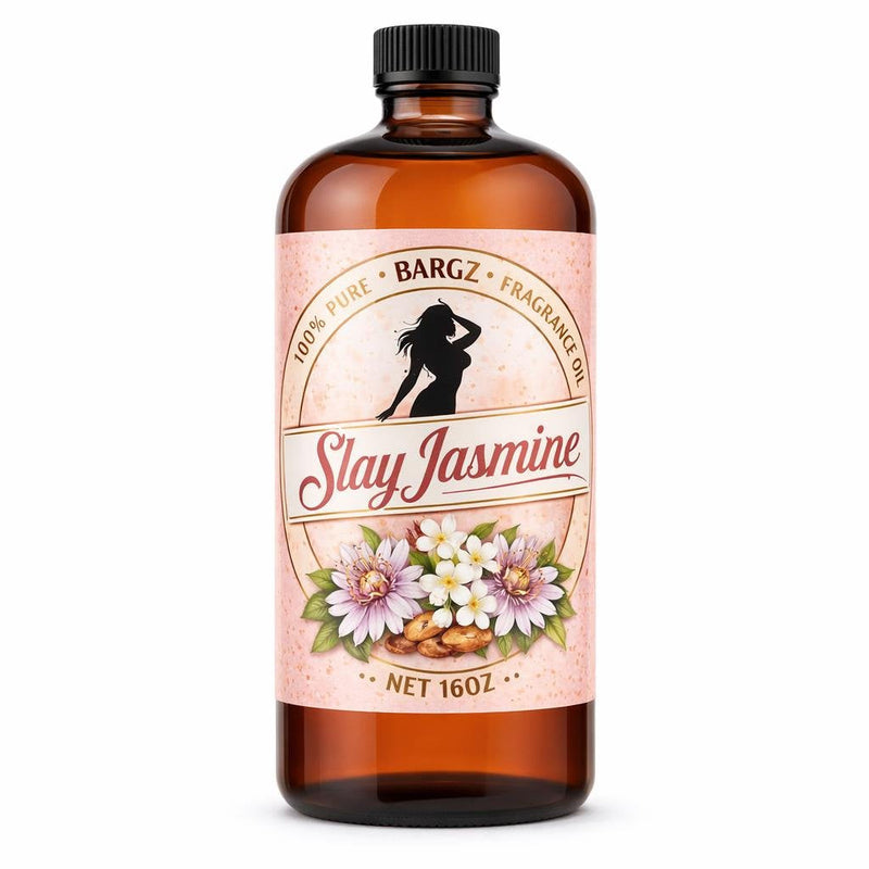 Bargz Slay Jasmine Fragrance Oil - 16oz Full Size Bottle