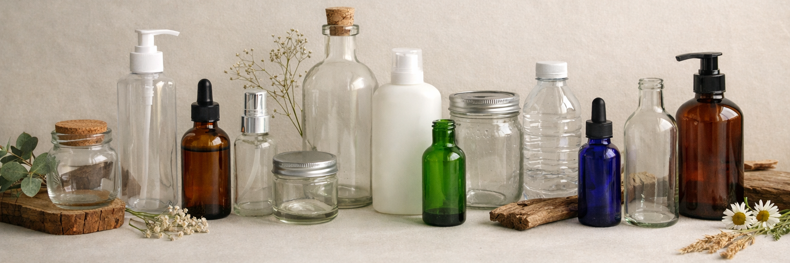 Bottles, Jars & Containers