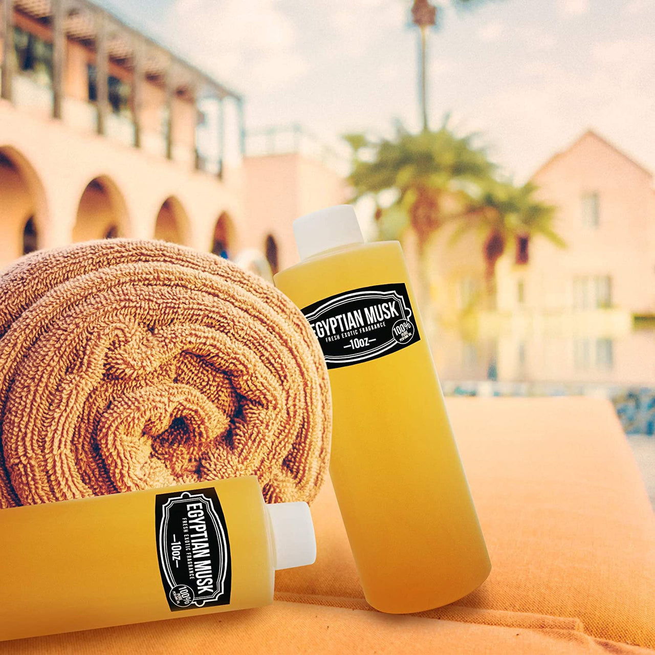 Bargz Light Brown Egyptian Musk Body Oil Scented Fragrance Perfume for Men and Women