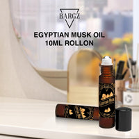 Bargz Natural Egyptian Musk Oil Bottle 0.33oz/10ml