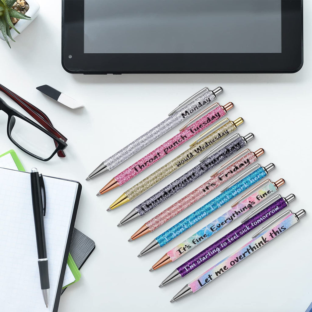Nylea Funny Gel Pens Set - Fun Pens Perfect for Office Gifts