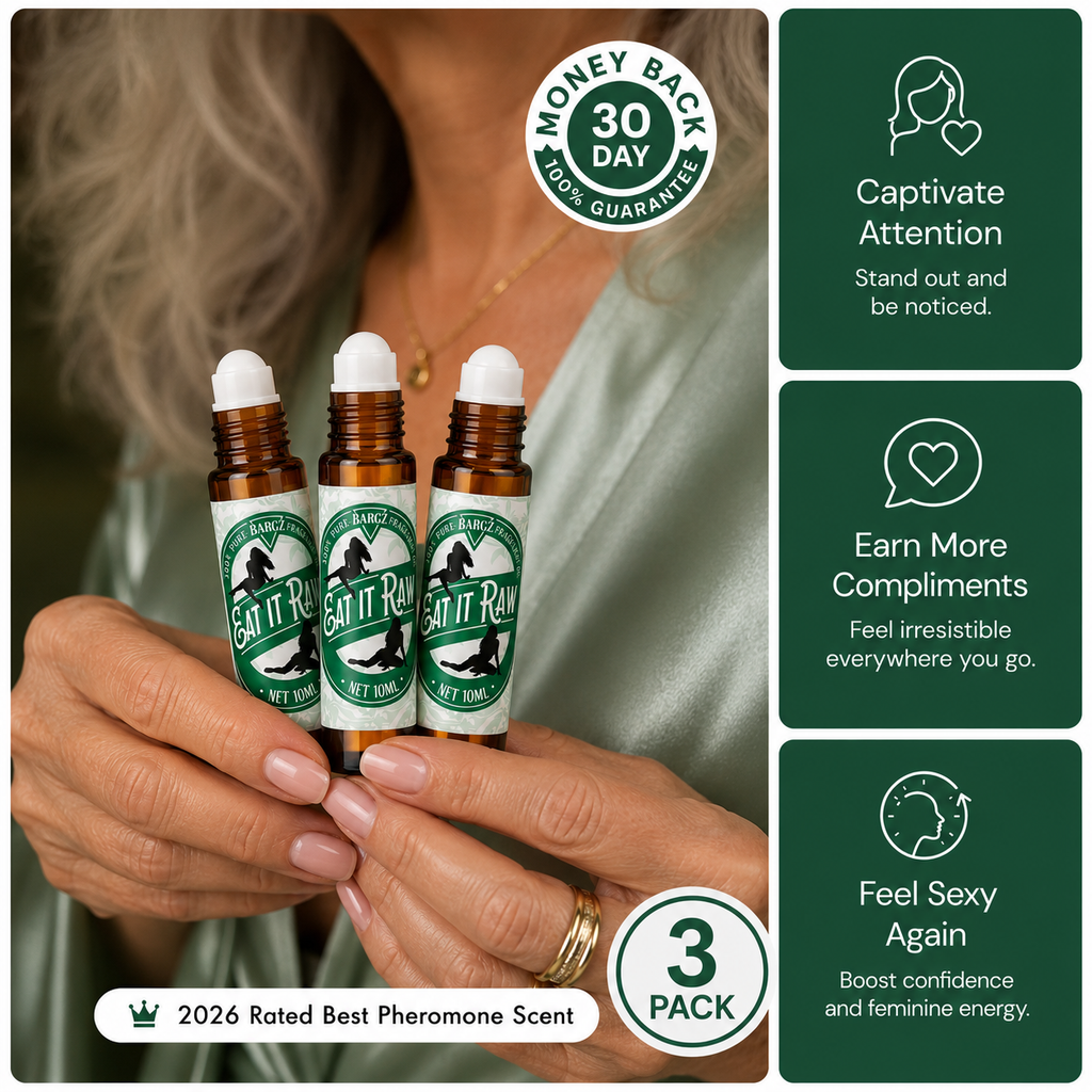 Bargz Eat It Raw Fragrance Perfume Oil, Mature Fruity Scent with Sweet Awakening Effect
