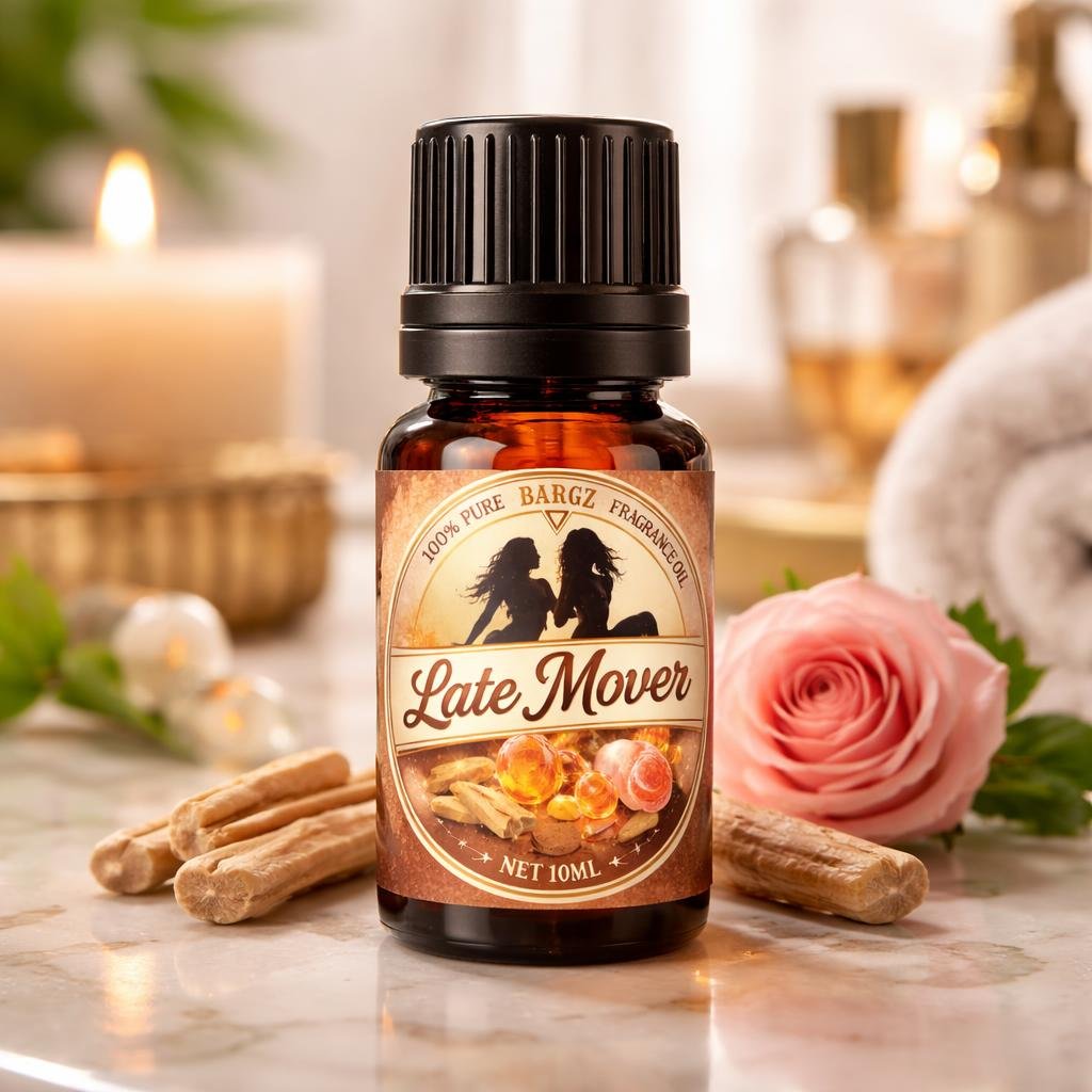 Bargz Late Mover Fragrance Oil (Inspired by 3 AM by Scentuals / inspired by a celebrity or niche flanker — likely references a warm floral-musky gourmand)