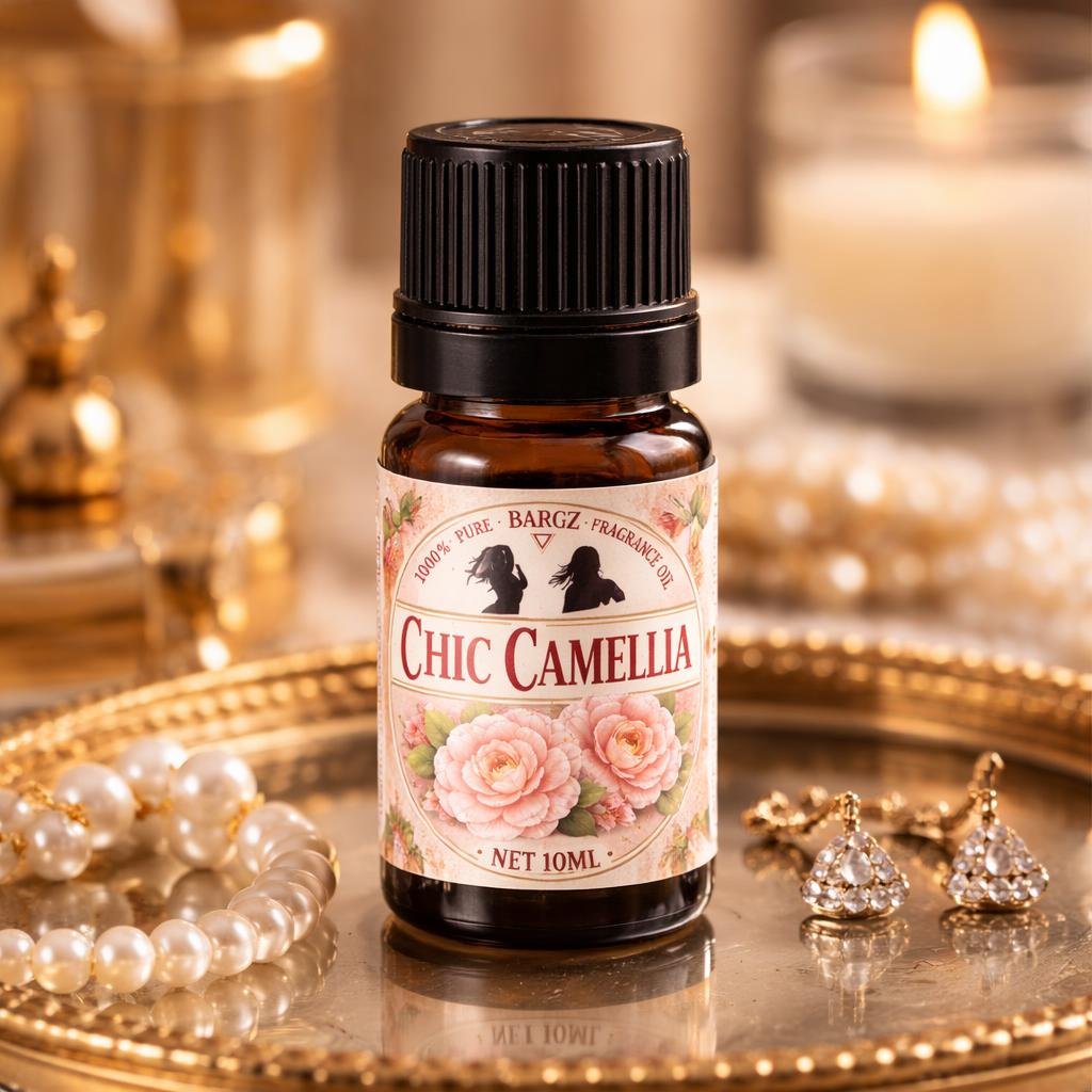 Bargz Chic Camellia Fragrance Oil (Inspired by 212 by Carolina Herrera (Women's))