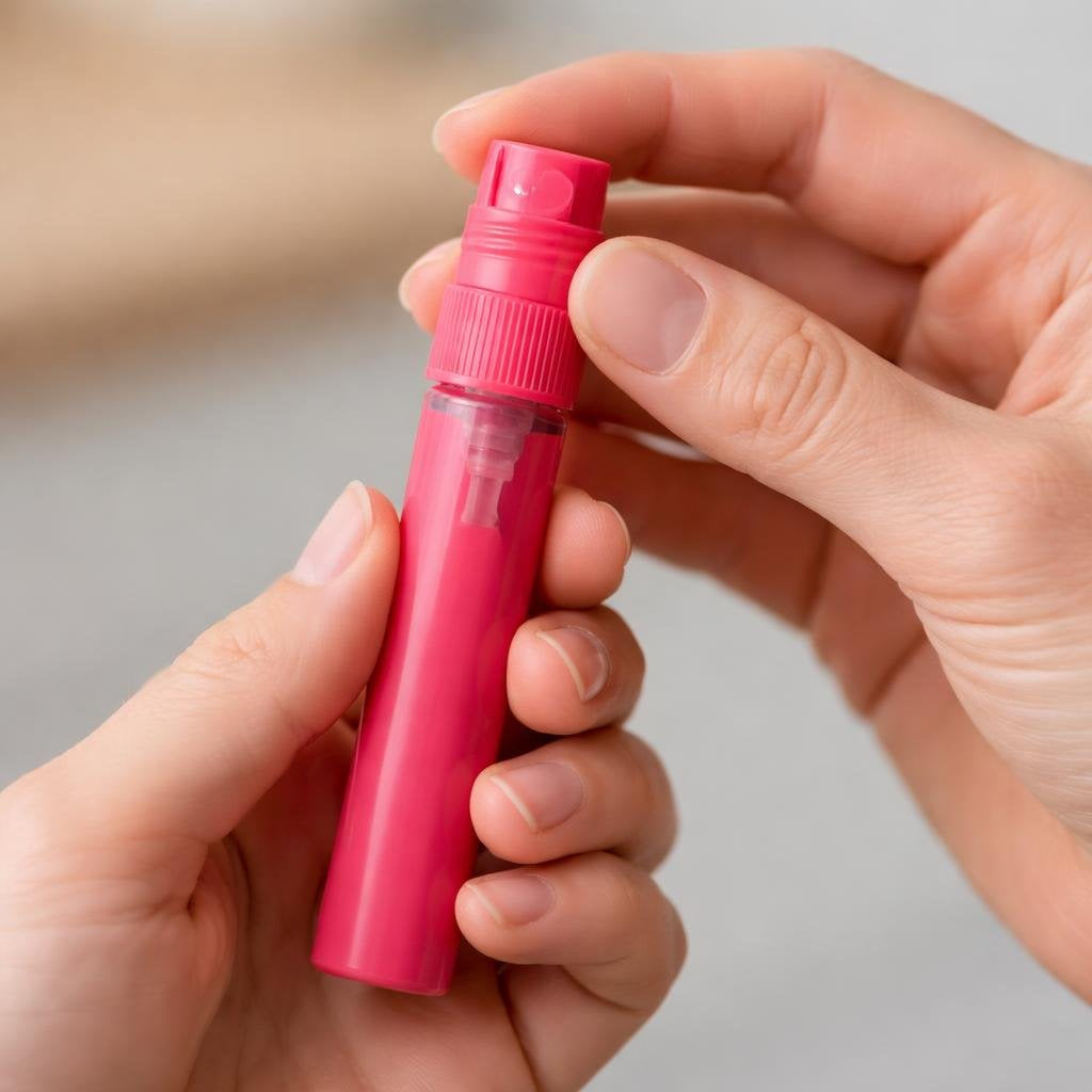 Pink Pen Spray Bottle, 1/3 oz (1 Dozen)
