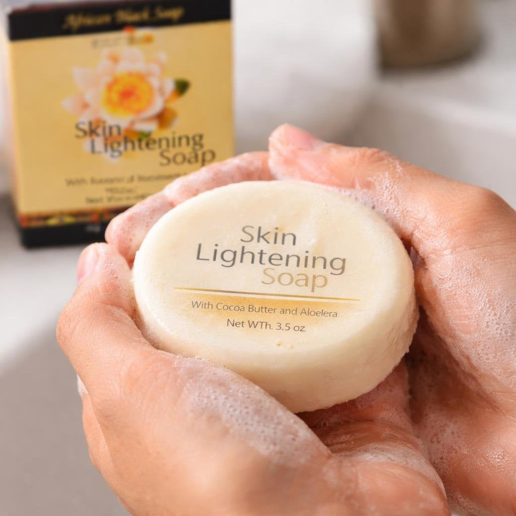 Skin Lightening Soap with Cocoa Butter and Aloe Vera (3.5 oz)