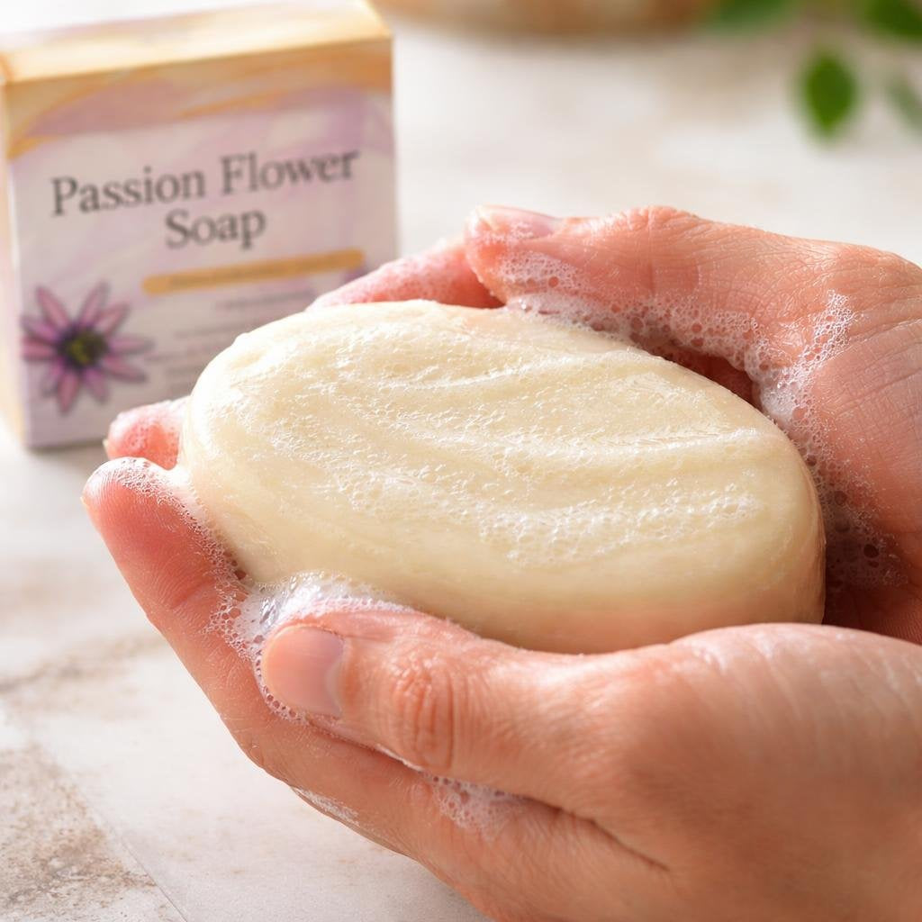 Passion Flower Soap with Kava Kava and Cocoa Butter (3.5 oz)