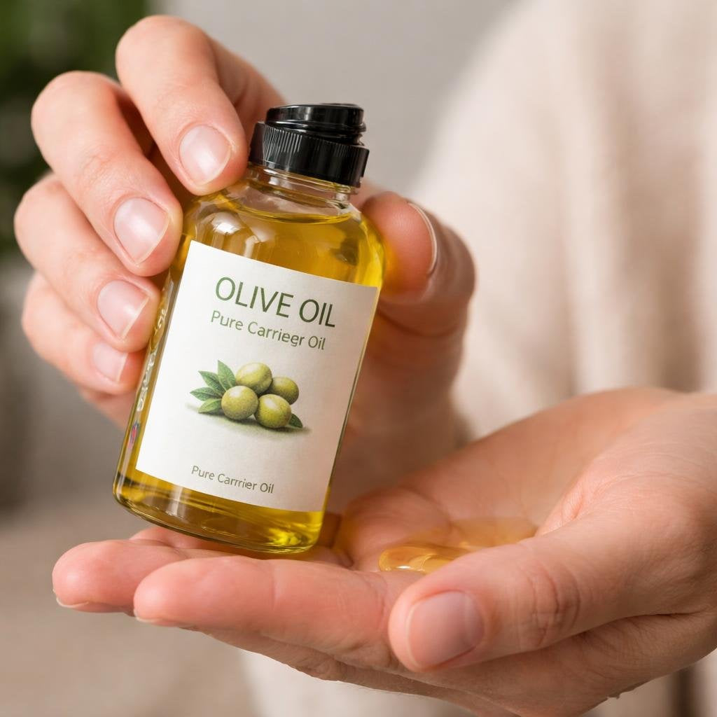 Olive Oil, Pure Carrier Oil (2 Ounces)