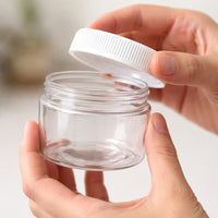 2 oz PET Plastic Jar with Lid (1 Dozen)