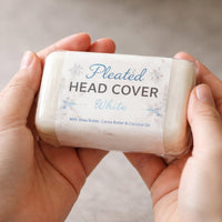 Pleated Head Cover, White (2.0 oz)