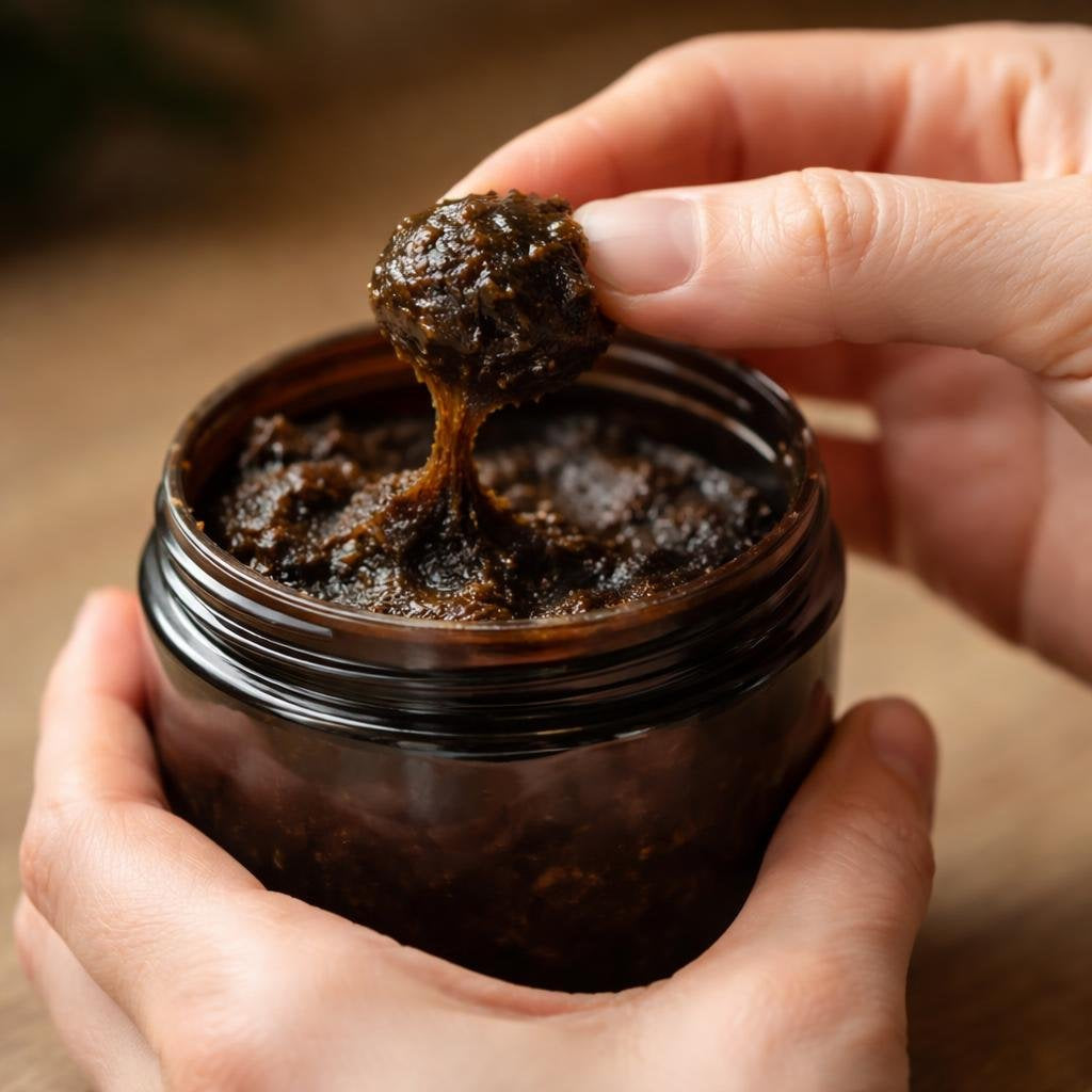 Raw African Black Soap Paste