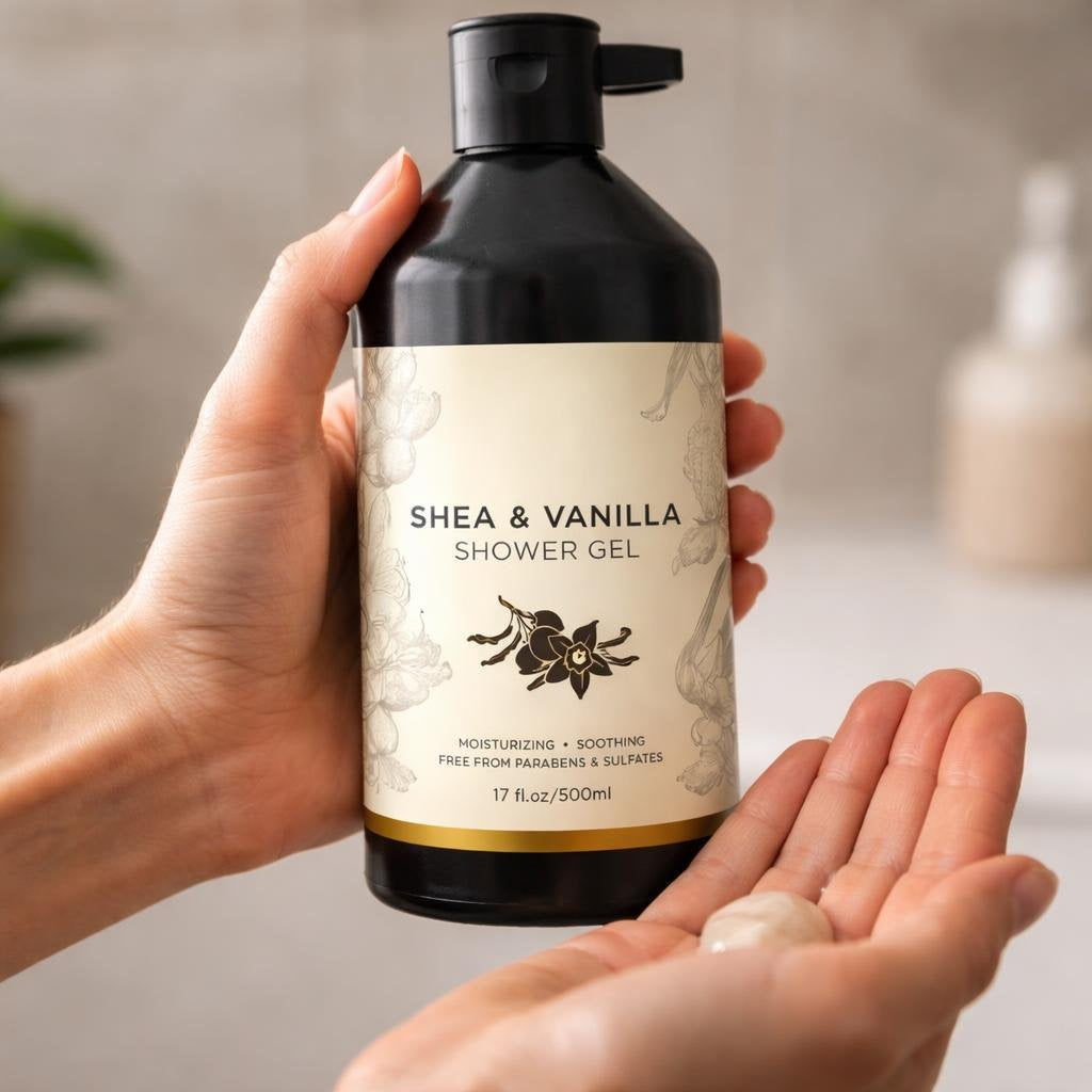 Shea Butter and Vanilla Shower Gel (17.0 oz)