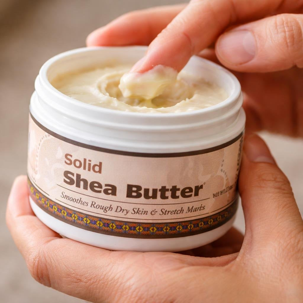 Solid Shea Butter (3.5 oz)