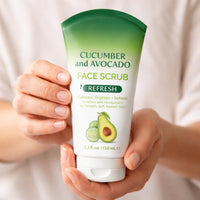 Facial Scrub, Cucumber and Avocado (8.0 oz)
