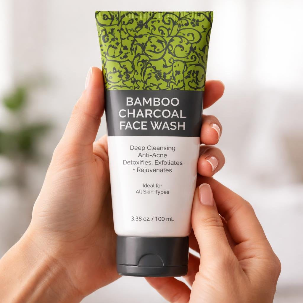 Bamboo Charcoal Face Wash (5.0 oz)