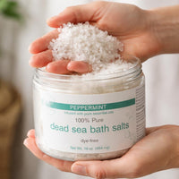 Peppermint Dead Sea Bath Salt (1 Pound)