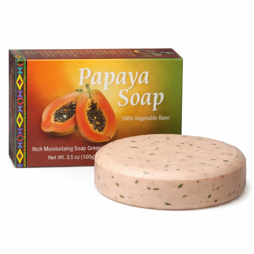 Papaya and Green Tea Bar Soap (3.5 oz)