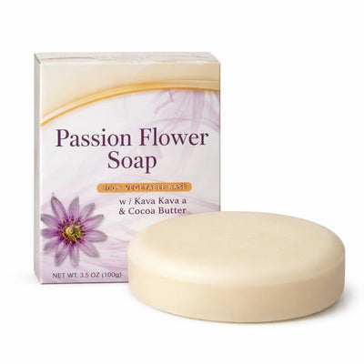 Passion Flower Soap with Kava Kava and Cocoa Butter (3.5 oz)