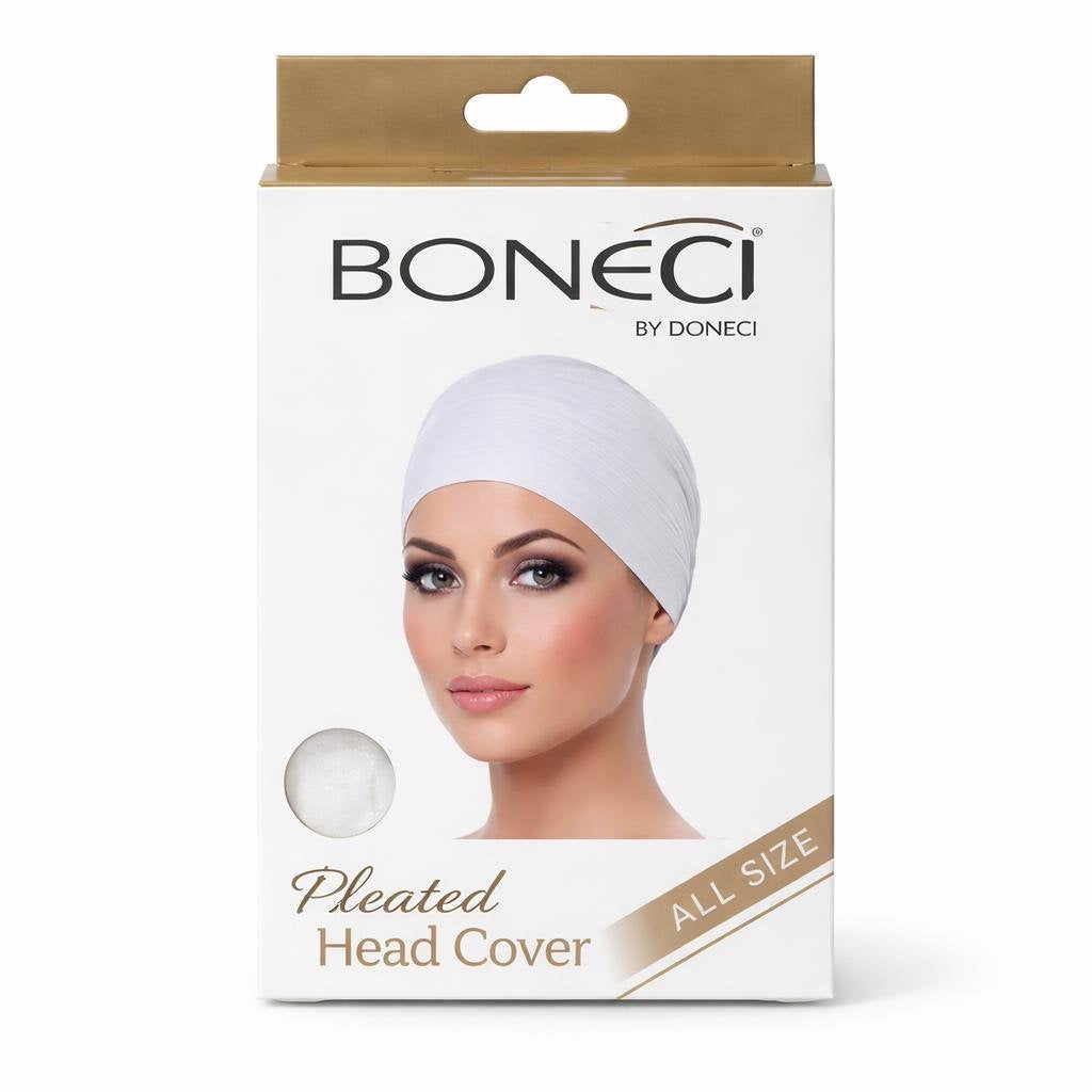 Pleated Head Cover, White (2.0 oz)
