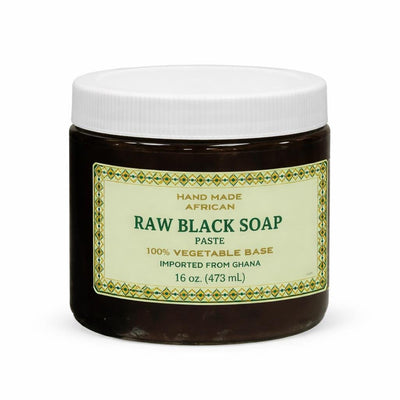 Raw African Black Soap, Paste (1 Pound)
