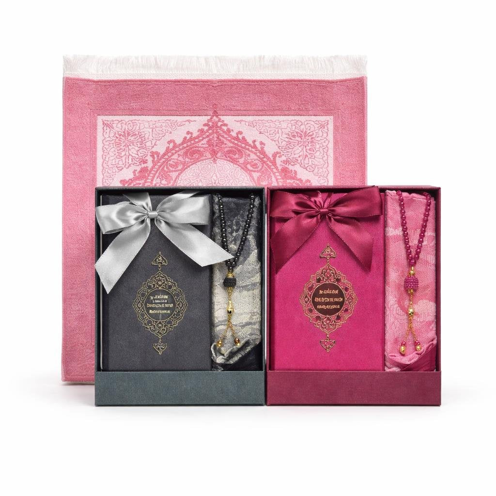 Prayer Mat Gift Box with Surah Book (1.5 lb)