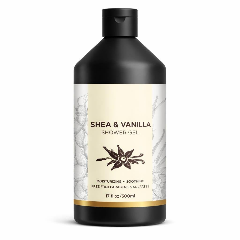Shea Butter and Vanilla Shower Gel (17.0 oz)