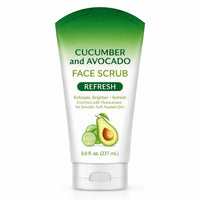 Facial Scrub, Cucumber and Avocado (8.0 oz)