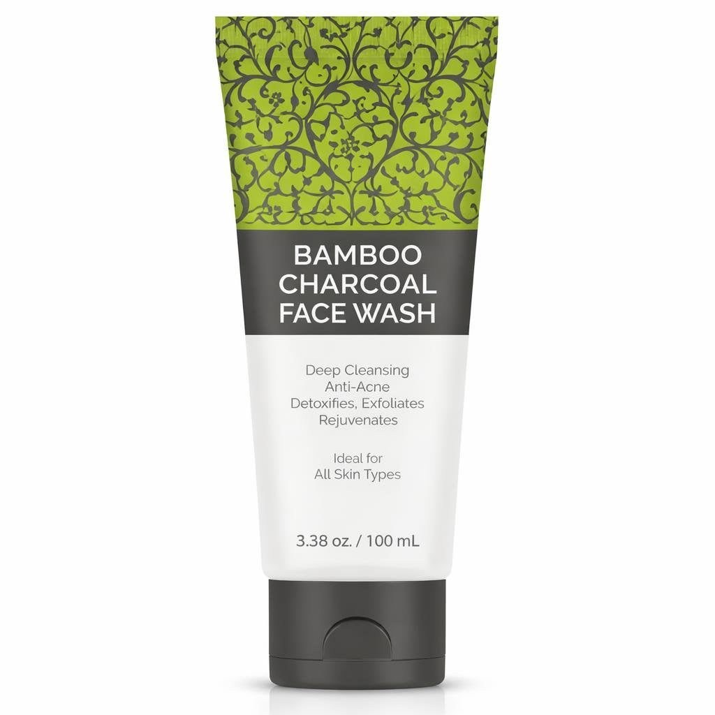 Bamboo Charcoal Face Wash (5.0 oz)