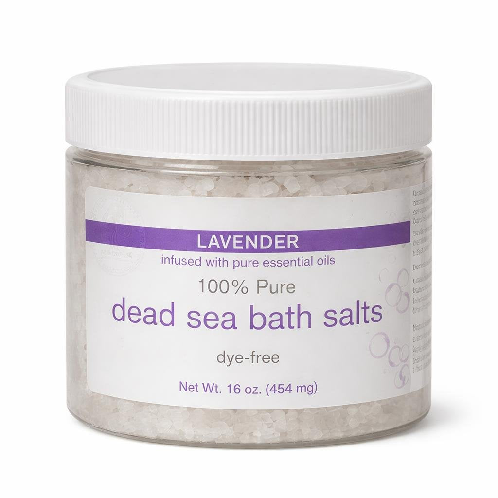 Lavender Dead Sea Bath Salt (1 Pound)