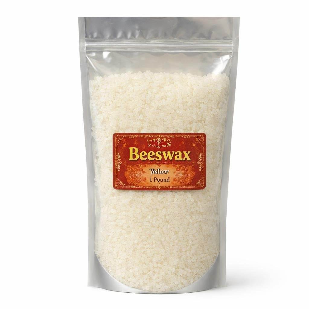 Natural Yellow Beeswax (1 Pound)