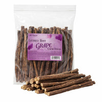Licorice Root Chew Sticks, Grape (1 Pound)