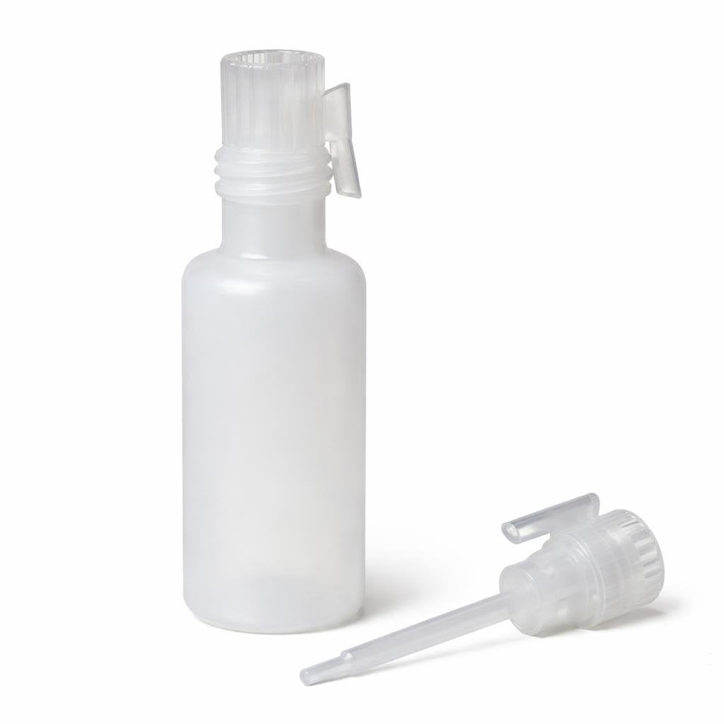 Small 3cc HDPE Plastic Bottles with Plugs (1 Dozen)