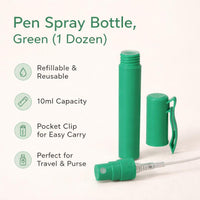 Pen Spray Bottle, Green (1 Dozen)