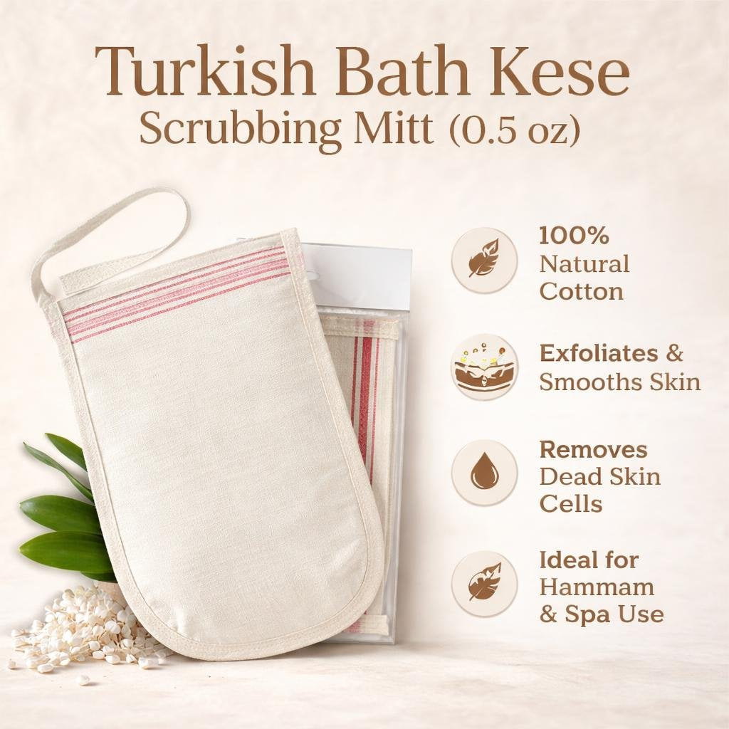 Turkish Bath Kese Scrubbing Mitt (0.5 oz)