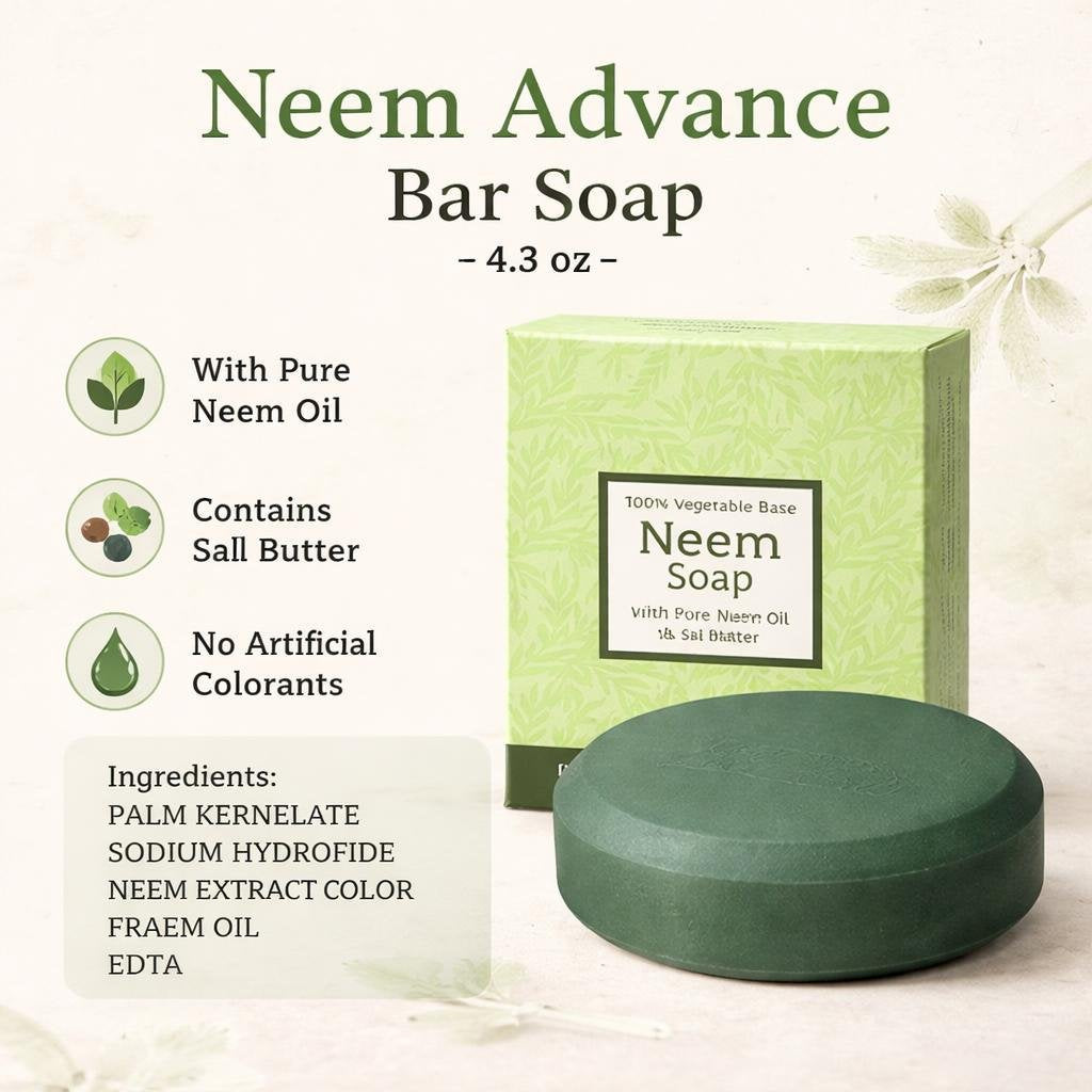 Neem Advance Bar Soap (4.3 oz)