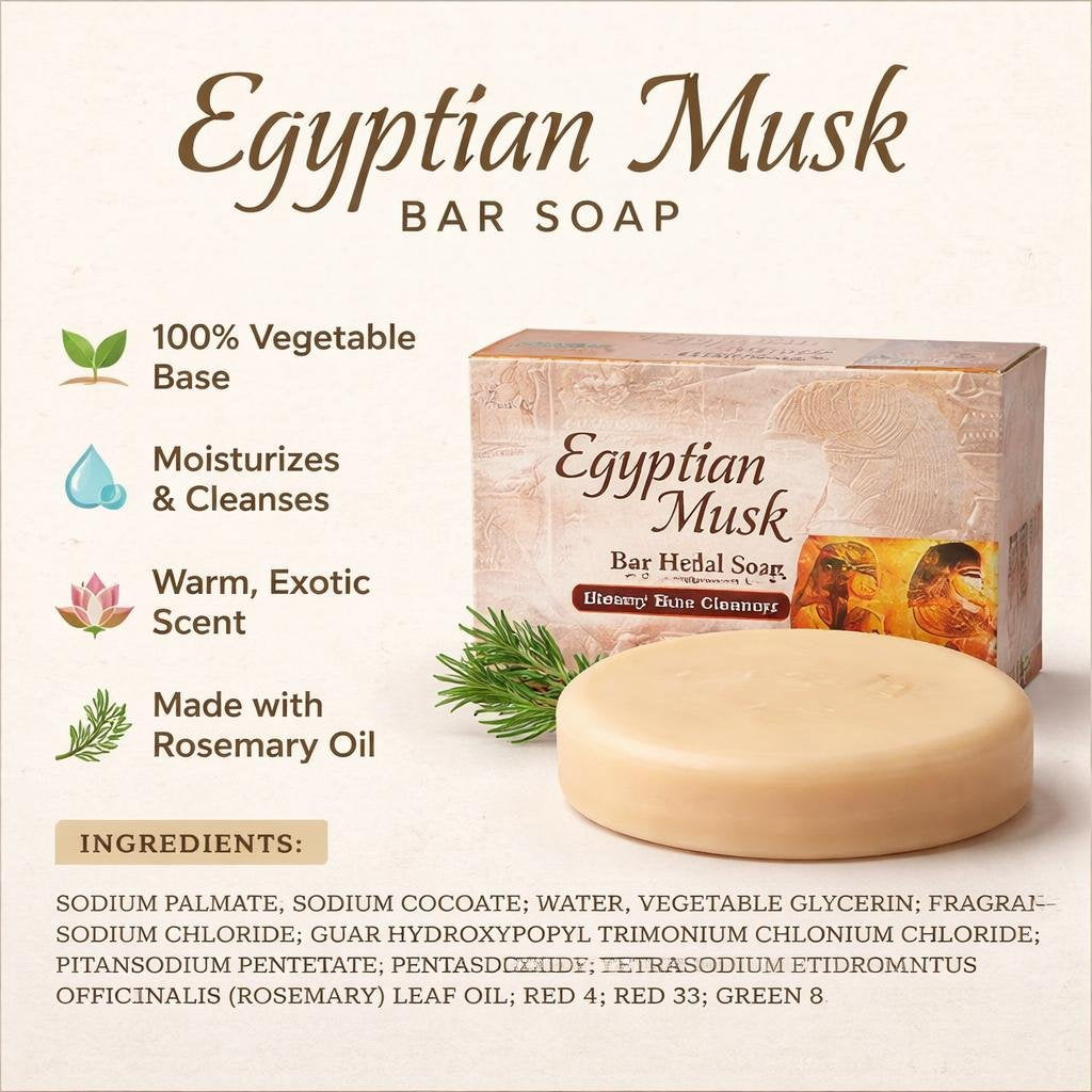 Egyptian Musk Bar Soap (3.5 oz)